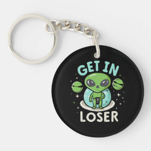 Porte-clés Entrez loser extraterrestre UFO drôle