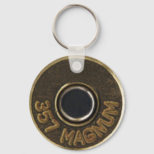 Porte-clés Enveloppe en laiton de coquille de 357 magnums