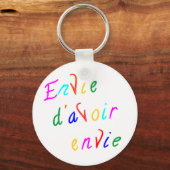 Porte-clés envie d'avoir envie (Recto)