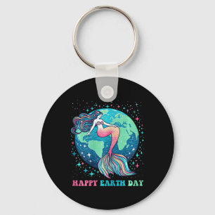 Porte-clés Environnement amusant Cute Tail Mermaid Colorful H