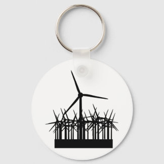 Porte-clés environnement d'énergie éolienne