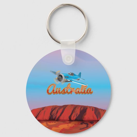 Porte-clés Envolez-vous pour l'Australie (Recto)