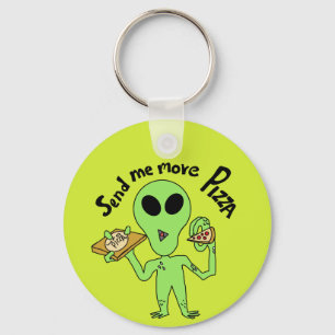 Porte-clés envoyer plus de pizza ufo