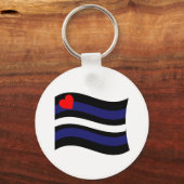 PORTE-CLÉS ÉPAISSEMENT DU DRAPEAU EN CUIR (Recto)