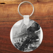 Porte-clés Épave ferroviaire à Montparnasse, catastrophe ferr (Recto)