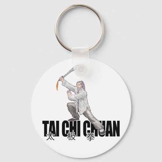 Porte-clés Épée large Tai Chi (Recto)