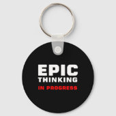 Porte-clés Epic Thinking In Progress Big Ideas Introvert Game (Recto)