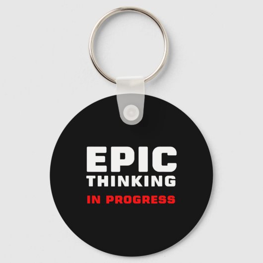 Porte-clés Epic Thinking In Progress Big Ideas Introvert Game (Recto)
