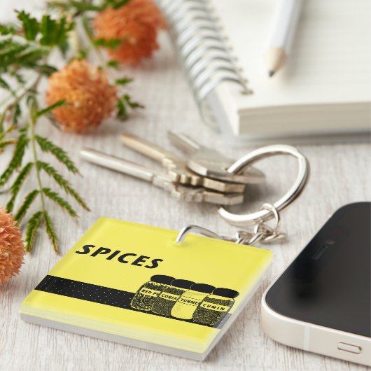 Porte-clés Épices (Devant Droit)