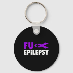 Porte-clés Épilepsie - Conscience de l'épilepsie de jour pour