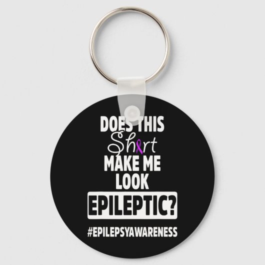 Porte-clés Epilepsie Conscience Look Epileptique Guerrier Sur (Recto)