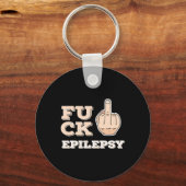 Porte-clés Épilepsie de combat - Sensibilisation aux combatta (Recto)