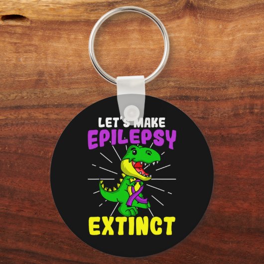 Porte-clés Epilepsie Guerrier Epileptique Extinct Dinosaure S (Recto)