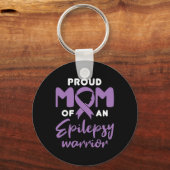 Porte-clés Epilepsie Maman Seizure Sensibilisation Fière Mama (Recto)