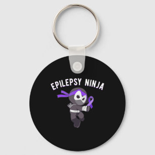Porte-clés Epilepsie Ninja Sensibilisation épileptique Arts m