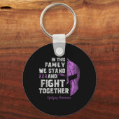 Porte-clés Epilepsie Soutien familial Sensibilisation Sparte  (Recto)