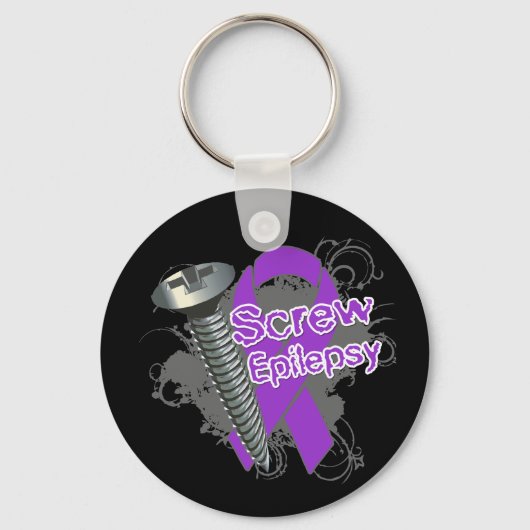 Porte-clés Épilepsie vissée (Recto)