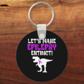 Porte-clés Epilepsy Awareness Make Epileptic Warrior Survivor (Recto)