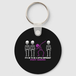 Porte-clés Epilepsy maman guerrier conscience violet hallowee