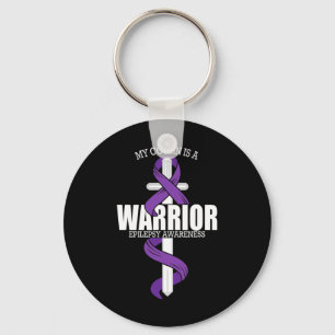 Porte-clés Epilepsy Warrior Cousin Epilepsy Sensibilisation