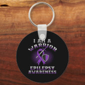 Porte-clés Epilepsy Warrior Epilepsia Epilepsie Epileptic Sei (Recto)