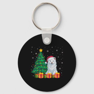 Porte-clés Épimo américain moche Santa Hat Les lumières de No