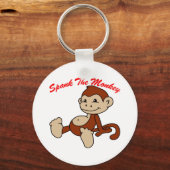 Porte-clés Épingler Le Singe (Recto)