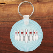 Porte-clés Épingles de Bowling : Modèle 3D : Porte - clé (Recto)
