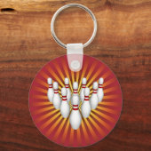 Porte-clés Épingles de Bowling : Modèle 3D : Porte - clé (Recto)