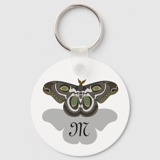 Porte-clés Epiphora Mythimnia Moth (Recto)