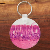 Porte-clés épithélium cilié sous le microscope. (Recto)
