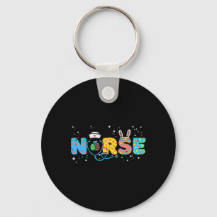 Porte-clés Épouse Lapin Oreilles OEuf Stethoscope mignonne Ép