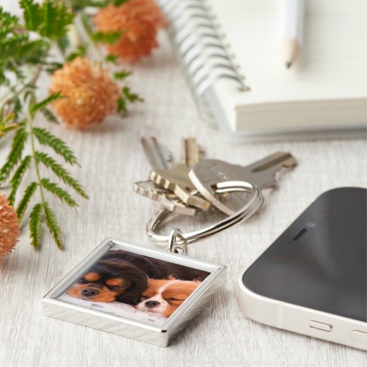 Porte-clés Épouses couchées Cavalier King Charles Porte - clé (Côté)