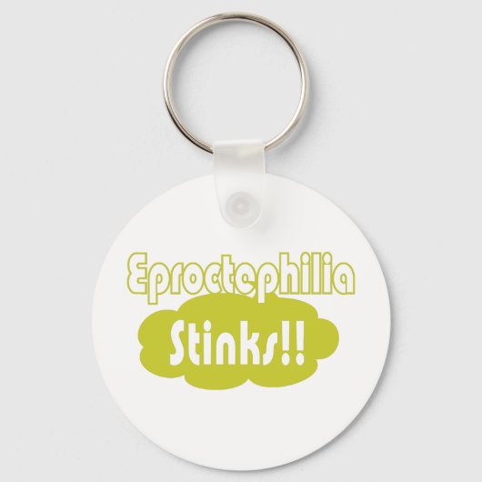 Porte-clés Eproctophilia pue ! ! (Recto)