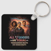 Porte-clés Equal Under Every Flag (Dos)