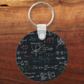 Porte-clés Equation mathématique pour Geek de mathématiques E (Recto)