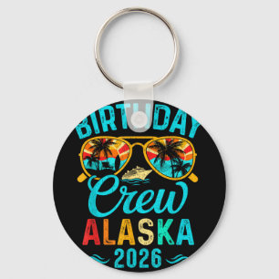 Porte-clés équipage d'anniversaire en Alaska vacances 2026 fa