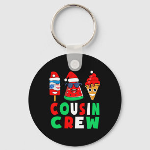 Porte-clés Équipage de cousins Christmas en juillet Squad Paj