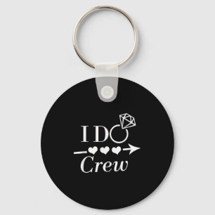 Porte-clés Équipage de fête de bachelorette de mariage I Do