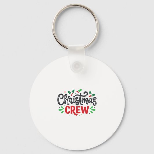 Porte-clés Équipage de Noël Fête festive (Recto)