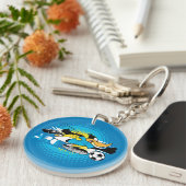 Porte-clés Équipe Argentine de football Graphique de DAFFY DU (Devant droit)