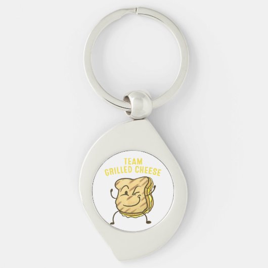 Porte-clés Équipe cool Fromage Grillé Cadeau Drôle Squad Toas (Devant)
