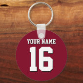 Porte-clés Équipe cycliste Burgundy (Recto)