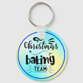 Porte-clés Équipe cycliste Christmas Baking (Verso)