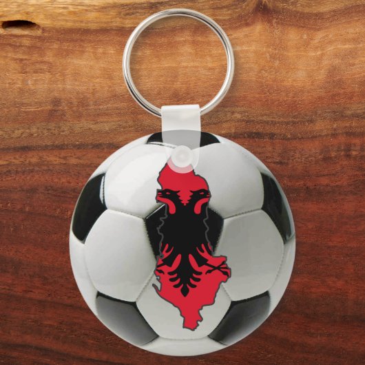 Porte-clés Équipe d'Albanie (Recto)