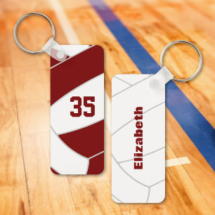Porte-clés équipe d'athlètes de volley-ball cadeaux de moins 
