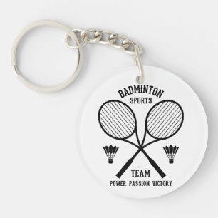 Porte-clés Équipe de badminton