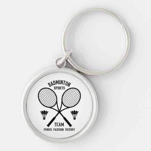 Porte-clés Équipe de badminton (Devant)