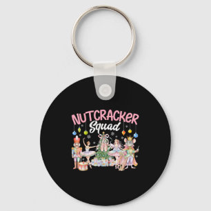 Porte-clés Équipe de ballet de Casse-Noisette de Noël Famille