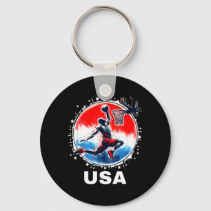 Porte-clés Équipe de baseball Bison volant Basball Usa Team